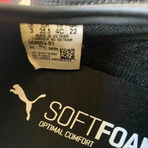 PUMA El Rey 2 Black Slip On Sneaker Size 4 - Picture 6 of 7